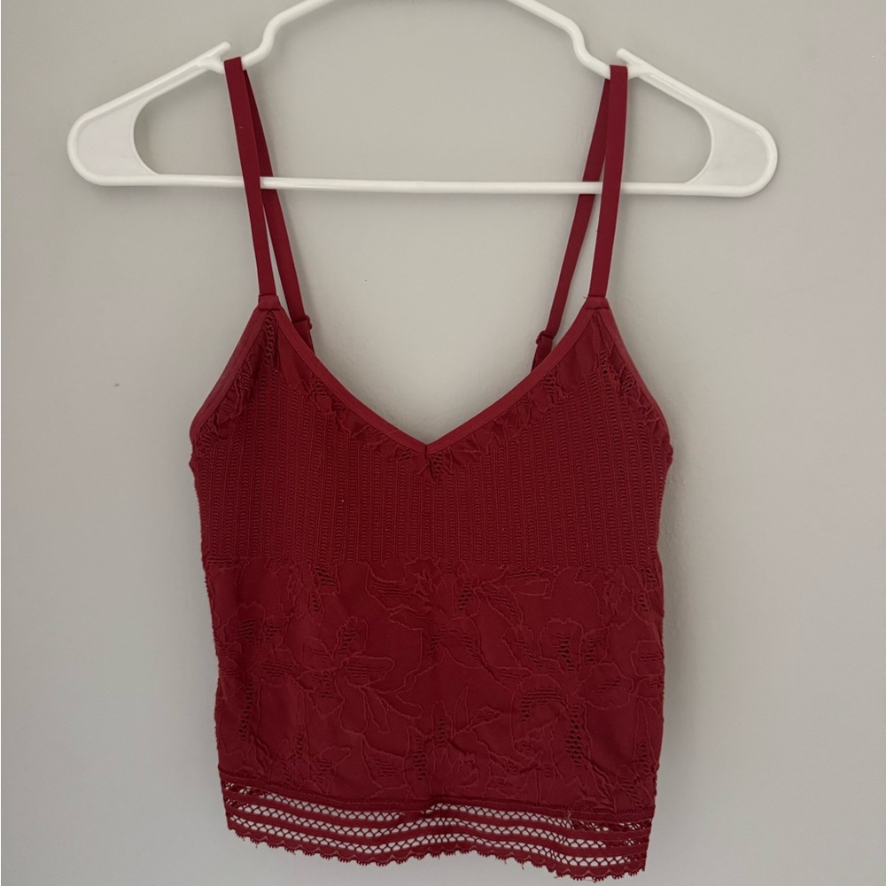 Aerie Superchill Tank in Bold Red